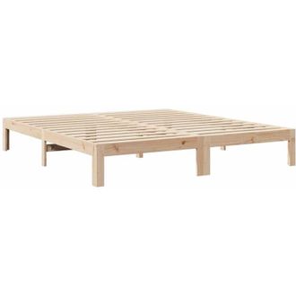 vidaXL Vidaxl - Estructura De Cama Sin Colch&oacute;n Madera Maciza De Pino 180x200 Cm