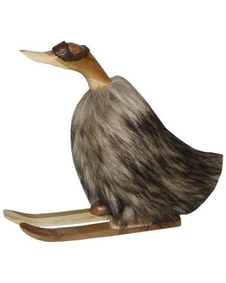 Sagebrook Home 11In Skiing Duck With Goggles