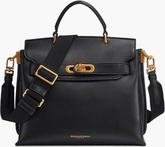 DKNY Bridgehampton Satchel in Blk/gold at Nordstrom