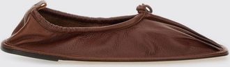 Hereu Ballerina Puntera in pelle arricciata