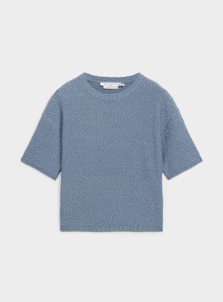 Contemporaine Womens 100% reprocessed cotton textured sweater