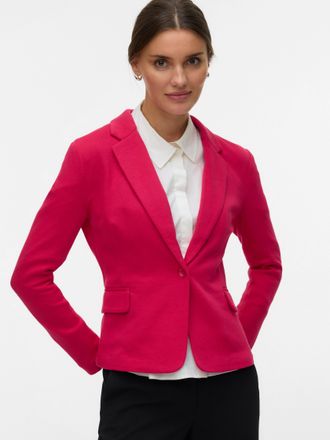 Vero Moda Jerseyblazer VERO MODA VMJULIA LS BLAZER JRS NOOS, Damen, Gr. 34, jazzy, Jersey, Obermaterial: 66% Polyester, 34% Baumwolle, unifarben, regular fit no