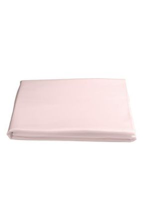 Matouk Nocturne 600 Thread Count Fitted Sheet in Pink at Nordstrom, Size California King