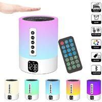 OEM L&aacute;mpara De Noche Con Altavoz Bluetooth, Generador De Ruido Blanco, L&aacute;mpara De Mesita De Noche T&aacute;ctil Con Despertador Y Altavoz Bluetooth, Mesa De Dorm