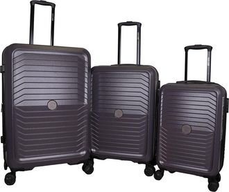 Roberto Cavalli Carbon Fiber 3Pc Expandable Luggage Set