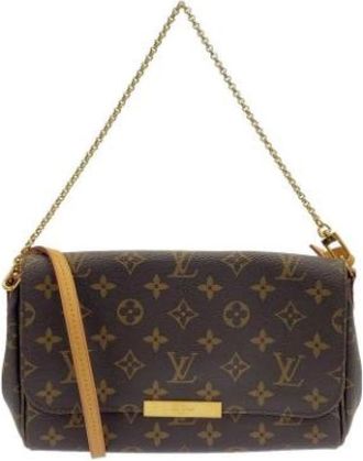 Louis Vuitton Pre-owned Cross Body Bags, female, Brown, Size: ONE SIZE Pre-owned Canvas Cross Body Bag