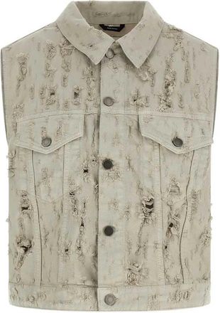 Haikure Ryder noodlijdend denimvest