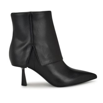 Nine West Bazie WNBAZIE3-001 Bootie WomensBlack Kitten Heel Boots ZOGG3096