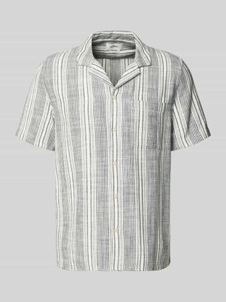 s.Oliver Red Label Regular Fit Freizeithemd aus reiner Baumwolle in Marine, Gr&ouml;&szlig;e XXL