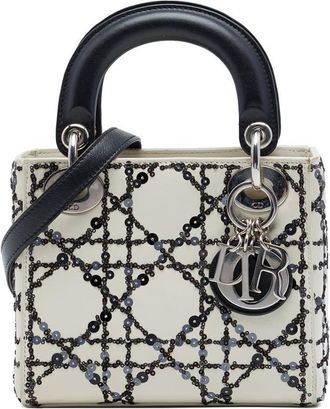 Dior Pre-owned Dior Mini Calfskin Cannage Sequin Lady Ladies Z8NGK4TA3UJ7YHXC
