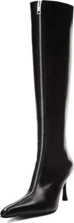 Alexander Wang Womens Vera Zip Boots In 001/ Black