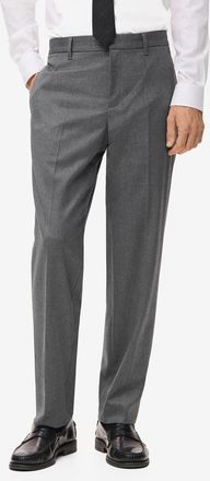 Mango Straight Leg Pants in Grey at Nordstrom, Size 30