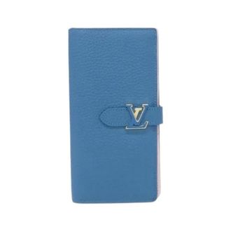 Louis Vuitton Pre-owned Wallets, female, Blue, Size: ONE SIZE Pre-owned Long wallet (bi-fold)