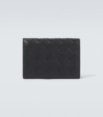 Bottega Veneta Intrecciato leather card holder