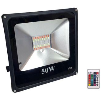 Trade Shop Trade Shop Traesio - Trade Shop - Fair Led Proyecto 50 W Rgb Multicolore De External Ip66 220v Telecomando 84140