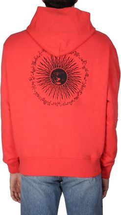 Sunflower Logo-Embroidered Cotton Sweatshirt - Red