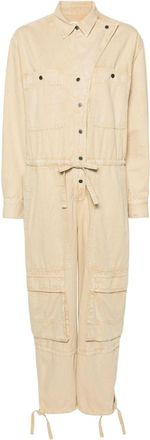 Isabel Marant Idany denim jumpsuit - women - Cotton - 40 - Neutrals