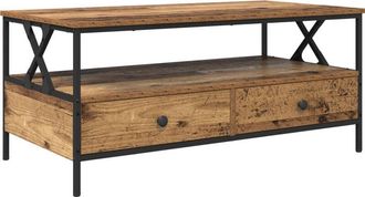 vidaXL Coffee Table Old wood 100 x 51 x 45 cm Engineered wood Vidaxl