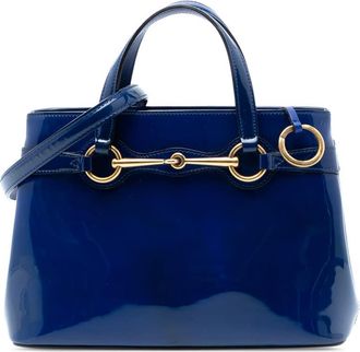 Gucci Pre-owned Gucci Patent Bright Bit Satchel Ladies AA208SF0WI76Z1N4