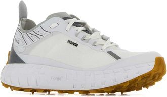 Norda Mens White Canvas Sneakers Gum