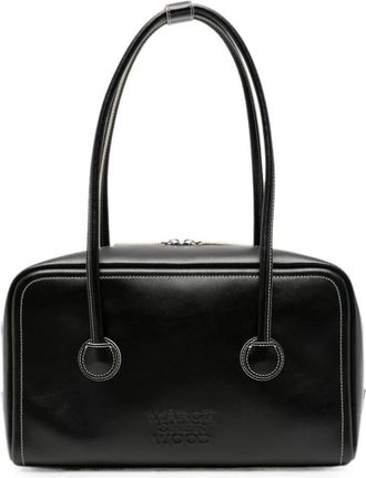 Marge Sherwood Soft Boston Bag - Dames - Schoudertassen - Zwart - ONE Size - Leer - Tassen
