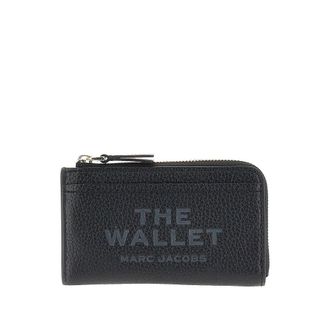 Marc Jacobs Grained leather zip wallet Woman One Size