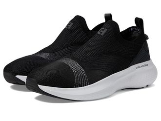 Cole Haan Zerogrand Motion Connect Womens Shoes Black/Gray Pinstripe/Optic White : 7.5 B - Medium, Leather/Rubber