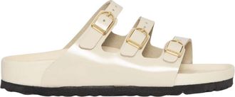 Birkenstock Slippers - Dames - Sandalen - Beige - 38 EU - Schoenen