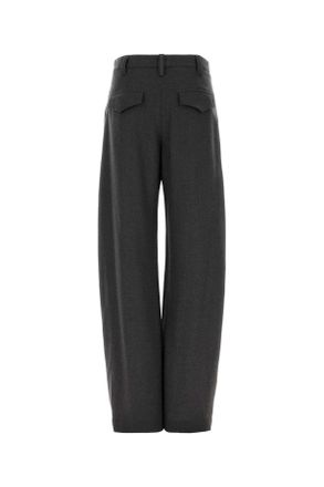 Brunello Cucinelli Virgin Wool Trousers - Gray