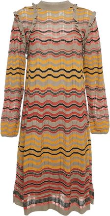Missoni wave-pattern midi dress - Multicolour