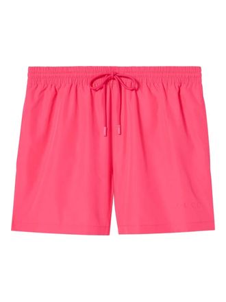 Gucci logo swim shorts - men - Polyester/Polyamide - 48 - Pink
