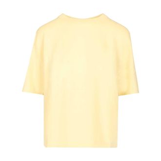 Lisa Yang Rubie T-Shirt - female - Lisa Yang - T-Shirts - Yellow - M - Tops