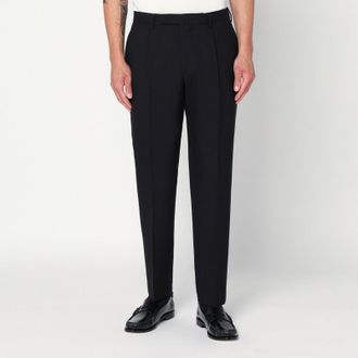Santaniello Black wool pants