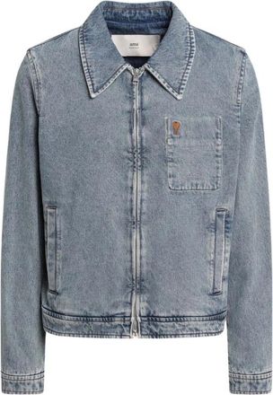 Ami Katoenen Jassen - Heren - Spijkerjassen - Blauw - XL - Katoen - Jassen