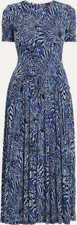 Ulla Johnson Sabine Short-Sleeve Jersey Maxi Dress
