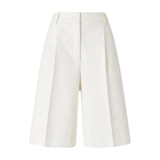 Pinko Long Shorts, female, White, Size: XS Bryana Bermuda Shorts