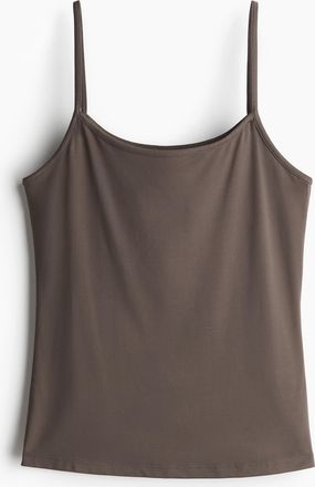 H&M Tr&auml;gertop aus Microfaser - Beige