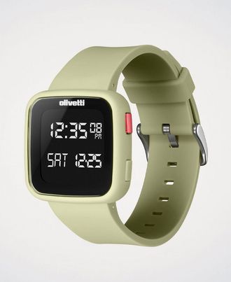 D1 Milano Orologio 22_Verde Olivetti