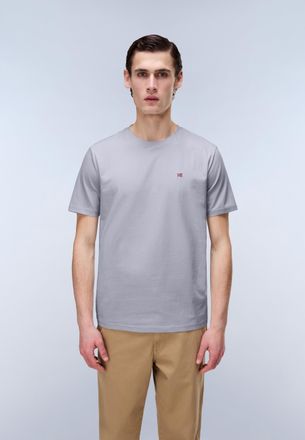 Napapijri T-Shirt NAPAPIJRI SALIS SS SUM SHARK SKIN HCB, Herren, Gr. XXL, shark skin hcb, Obermaterial: 100% Baumwolle, Rundhals, Shirts T-Shirt, Kurzarm, f&uuml;r s