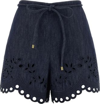 Zimmermann Donna, Pantaloncini, Blu, M, new