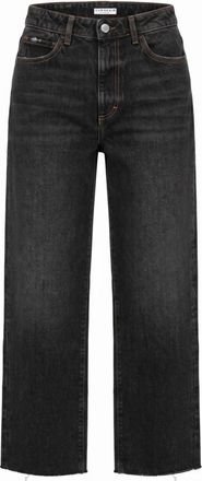 Icon Denim Los Angeles Jill Straight Jeans - Dames - Regular Fit Jeans - Zwart - W30 - Katoen - Jeans