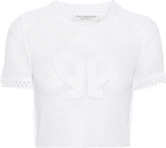 Philosophy di Lorenzo Serafini Donna, Top, Bianco, M, new