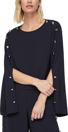 Lafayette 148 New York Bateau Neck Blouse W