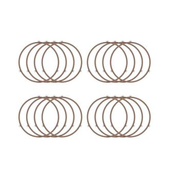 OEM Paquete De 16 Anillos De Rodillo Para Microondas, Anillos De Soporte Para Bandejas De Horno Microondas Para Bandejas De Vidrio