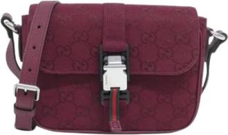 Gucci Pre-owned Cross Body Bags, female, Red, Size: ONE SIZE Pre-owned Vintage Shoulder Bag