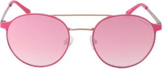 Guess Unisex Pink Round Sunglasses GU3023-1