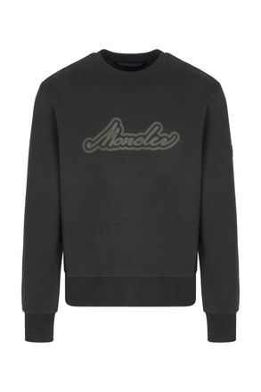 Moncler CHEST LOGO SWEATSHIRT Size: XXL, colour: BLACK