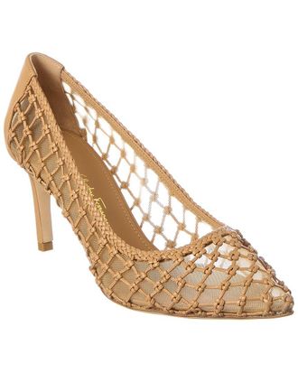 Ferragamo Ilary N70 Mesh & Leather Pump