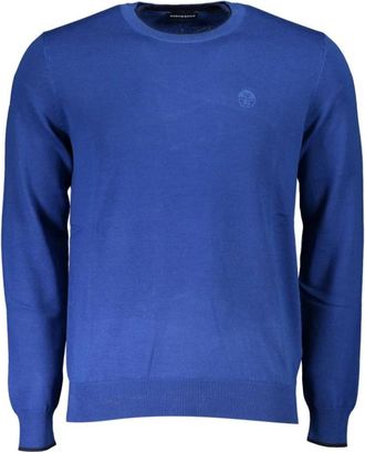 North Sails Ronde hals knitwear - Heren - Ronde hals truien - Blauw - 2XL - Katoen - Truien & Vesten