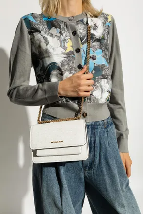 Michael Michael Kors Shoulder Bag Claire, Womens, White